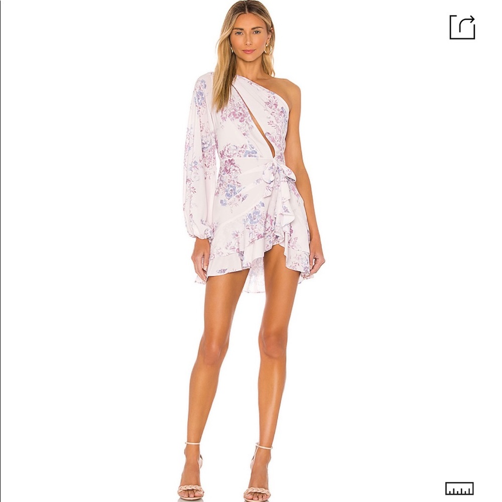 Michael Costello Revolve Sunny Mini Dress Floral